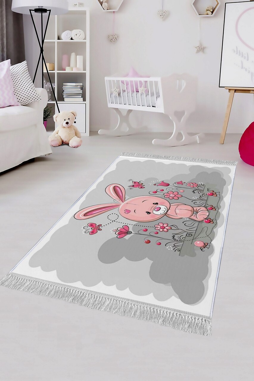 Covor pentru copii, ELS503, 100x300 cm, Multicolor - imagine 6